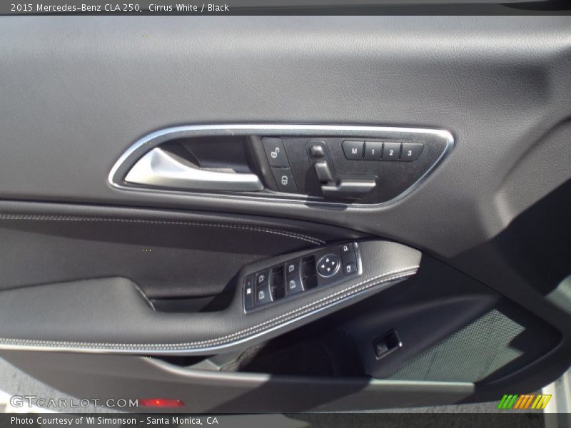 Cirrus White / Black 2015 Mercedes-Benz CLA 250