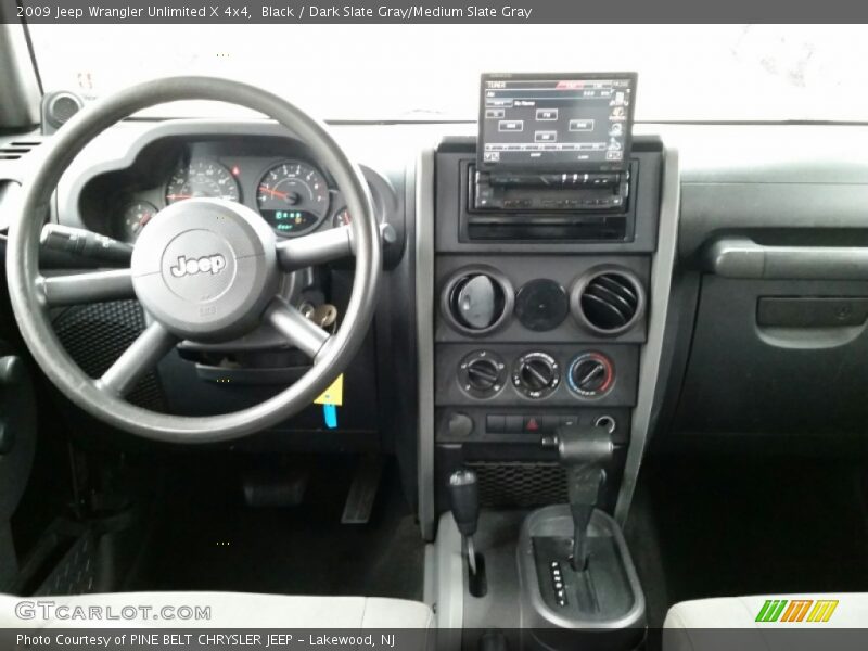 Black / Dark Slate Gray/Medium Slate Gray 2009 Jeep Wrangler Unlimited X 4x4