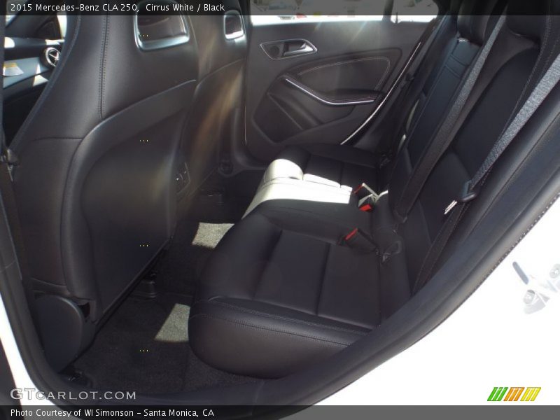 Cirrus White / Black 2015 Mercedes-Benz CLA 250