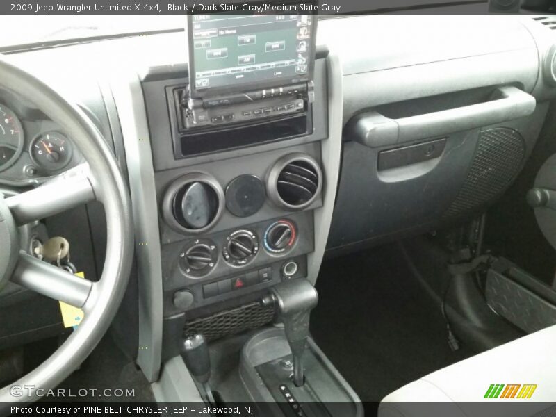 Black / Dark Slate Gray/Medium Slate Gray 2009 Jeep Wrangler Unlimited X 4x4