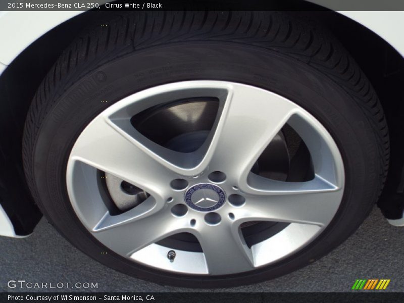 Cirrus White / Black 2015 Mercedes-Benz CLA 250