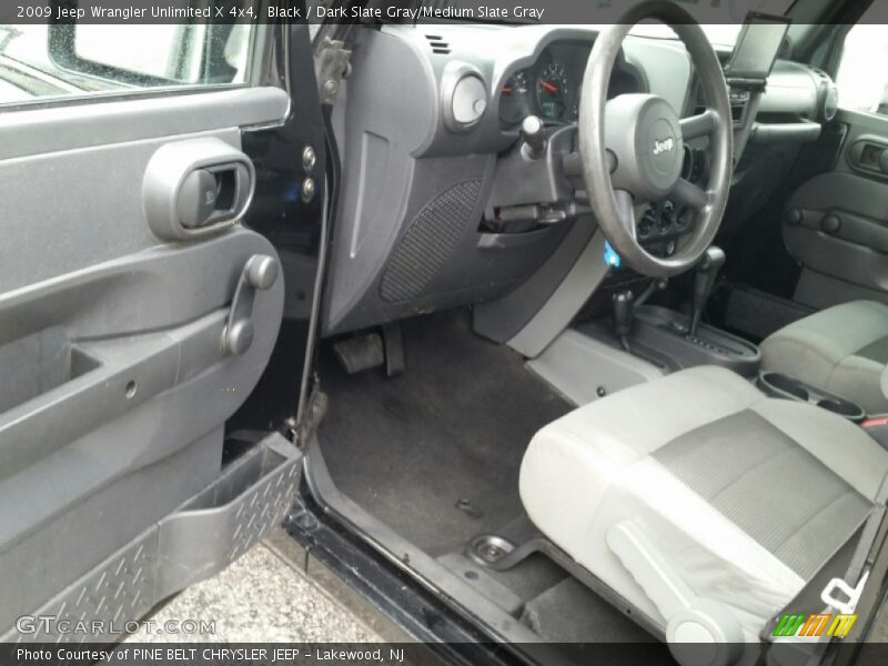 Black / Dark Slate Gray/Medium Slate Gray 2009 Jeep Wrangler Unlimited X 4x4