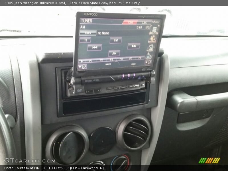 Black / Dark Slate Gray/Medium Slate Gray 2009 Jeep Wrangler Unlimited X 4x4