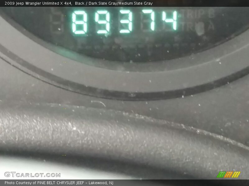 Black / Dark Slate Gray/Medium Slate Gray 2009 Jeep Wrangler Unlimited X 4x4