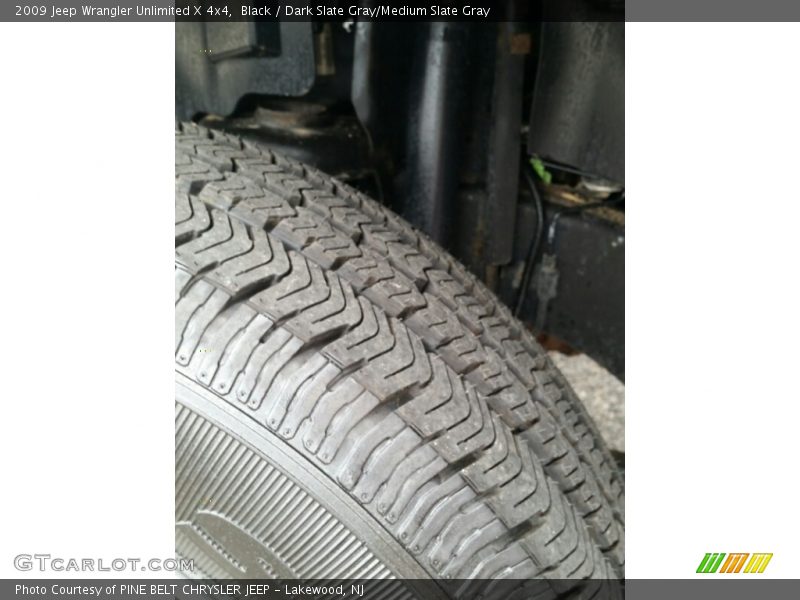 Black / Dark Slate Gray/Medium Slate Gray 2009 Jeep Wrangler Unlimited X 4x4