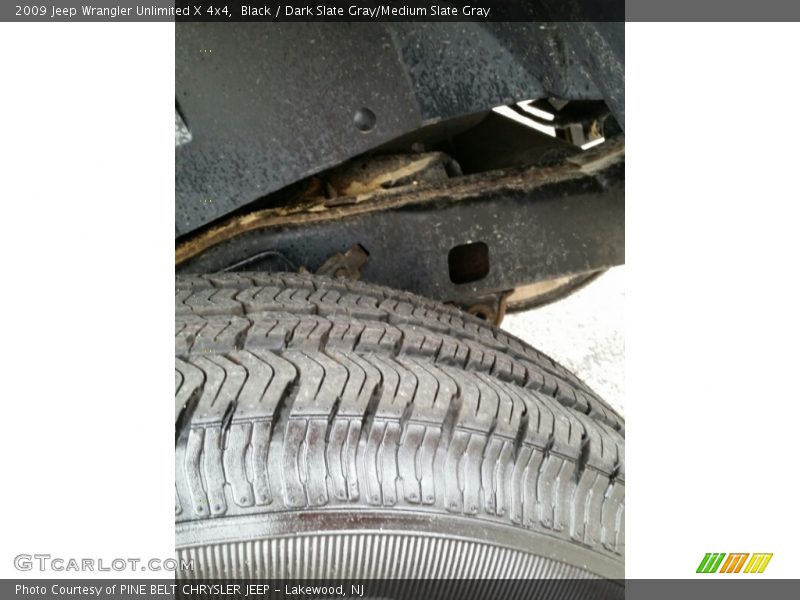 Black / Dark Slate Gray/Medium Slate Gray 2009 Jeep Wrangler Unlimited X 4x4
