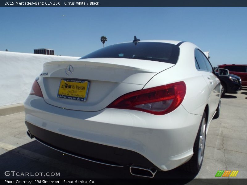 Cirrus White / Black 2015 Mercedes-Benz CLA 250