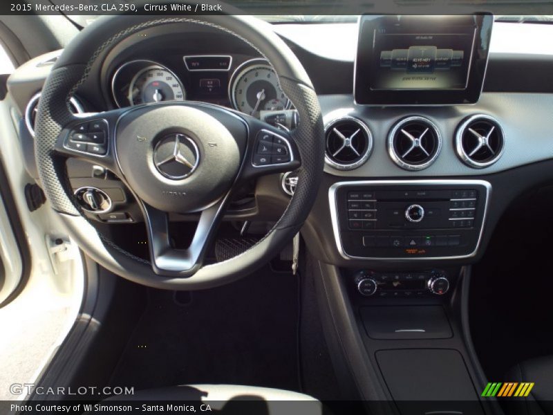 Cirrus White / Black 2015 Mercedes-Benz CLA 250
