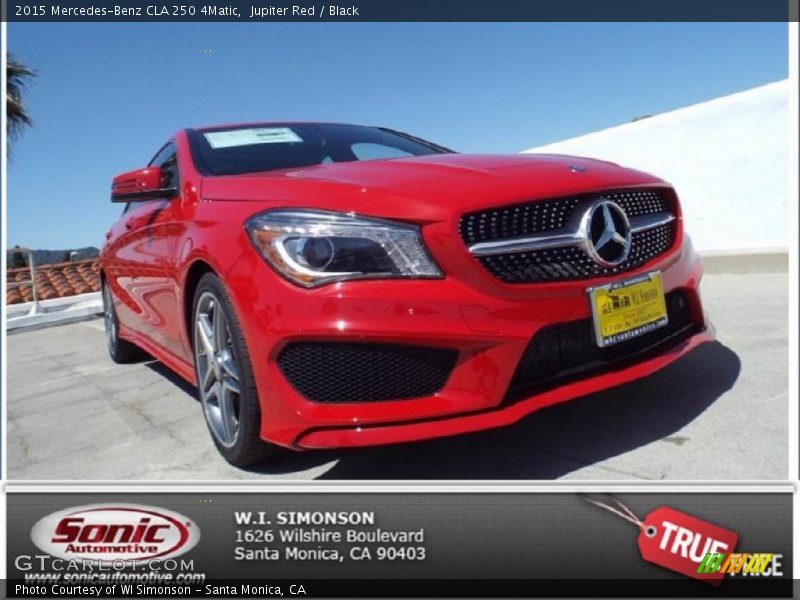 Jupiter Red / Black 2015 Mercedes-Benz CLA 250 4Matic