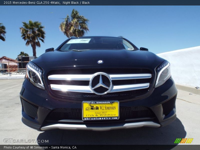 Night Black / Black 2015 Mercedes-Benz GLA 250 4Matic