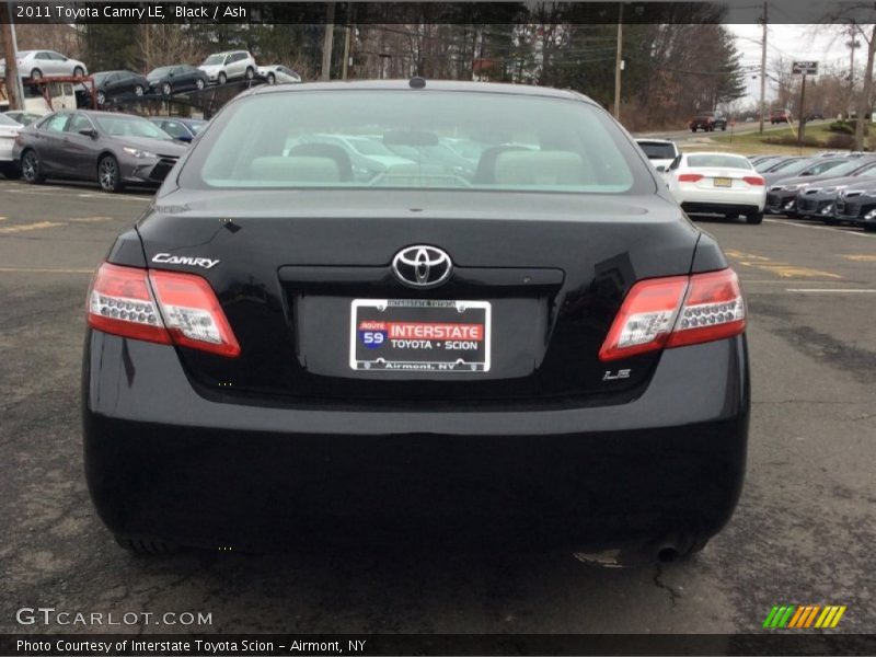 Black / Ash 2011 Toyota Camry LE