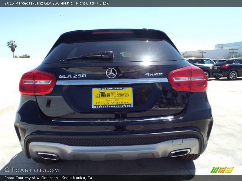 Night Black / Black 2015 Mercedes-Benz GLA 250 4Matic
