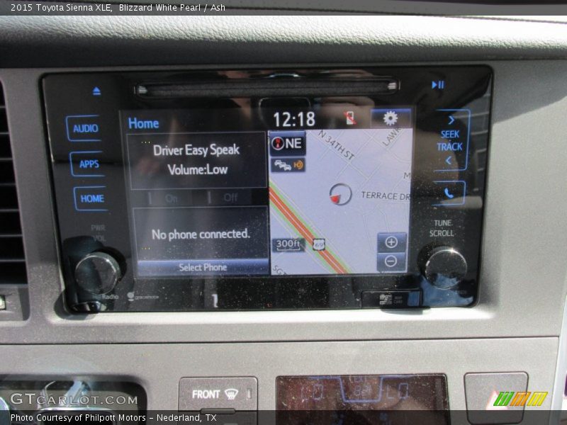Blizzard White Pearl / Ash 2015 Toyota Sienna XLE