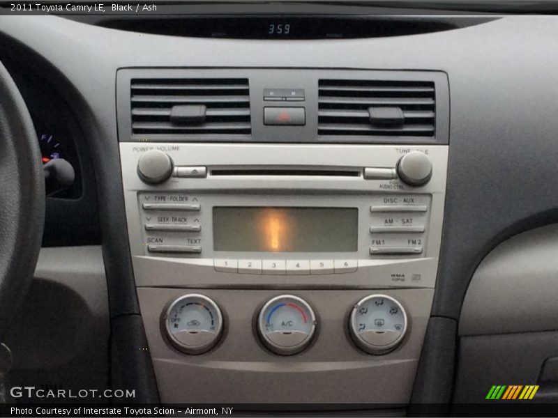 Black / Ash 2011 Toyota Camry LE