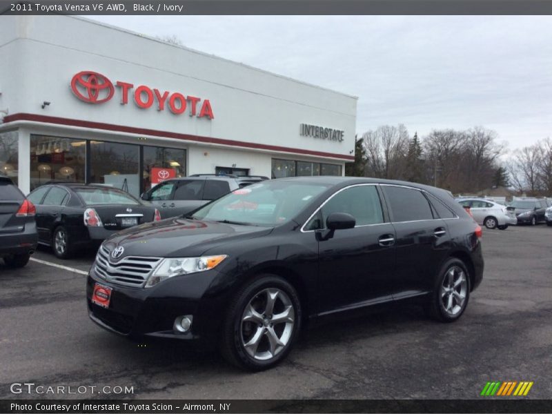 Black / Ivory 2011 Toyota Venza V6 AWD