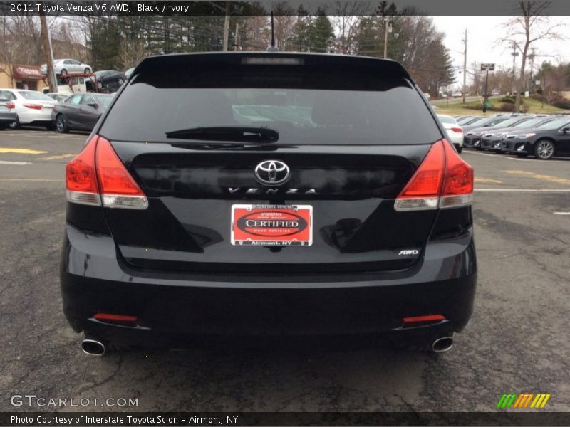 Black / Ivory 2011 Toyota Venza V6 AWD