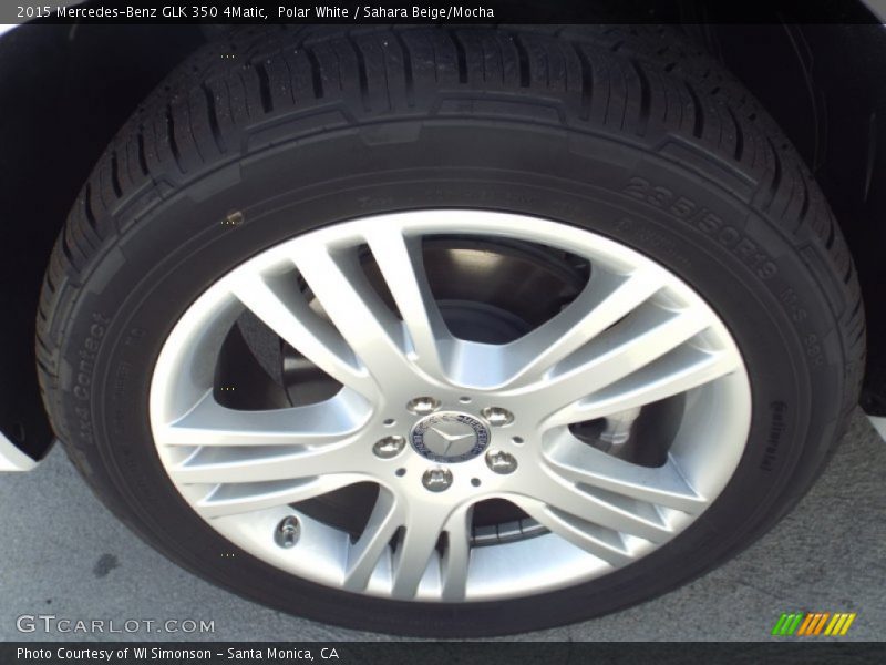 Polar White / Sahara Beige/Mocha 2015 Mercedes-Benz GLK 350 4Matic
