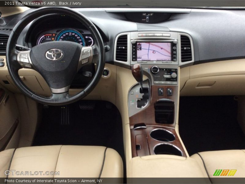 Black / Ivory 2011 Toyota Venza V6 AWD