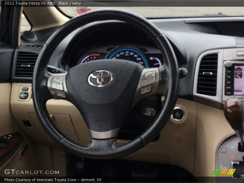 Black / Ivory 2011 Toyota Venza V6 AWD