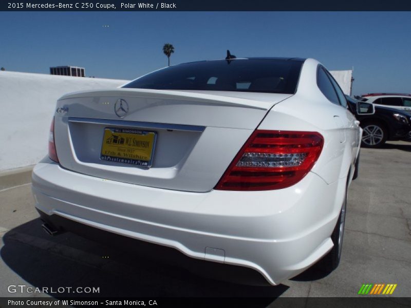 Polar White / Black 2015 Mercedes-Benz C 250 Coupe