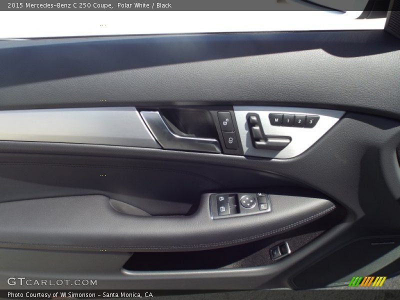 Polar White / Black 2015 Mercedes-Benz C 250 Coupe