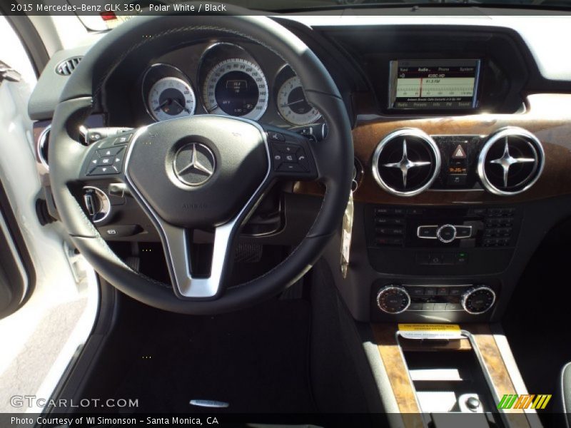 Polar White / Black 2015 Mercedes-Benz GLK 350