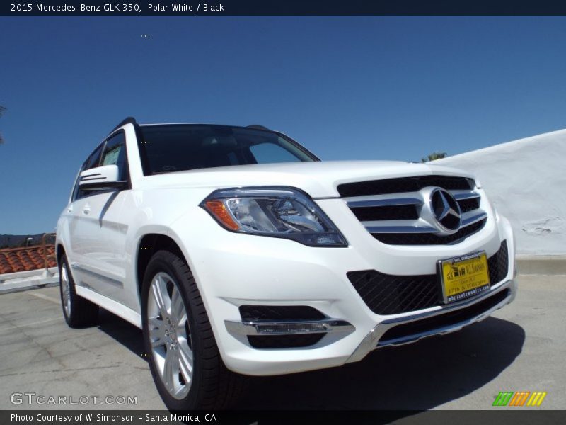 Polar White / Black 2015 Mercedes-Benz GLK 350
