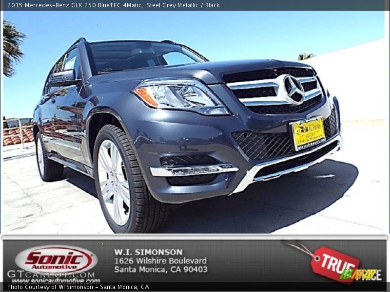 Steel Grey Metallic / Black 2015 Mercedes-Benz GLK 250 BlueTEC 4Matic