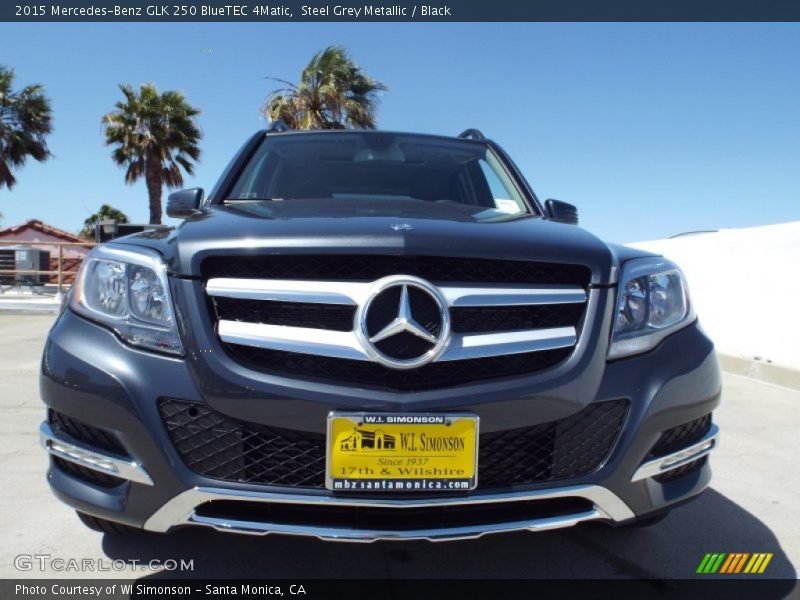 Steel Grey Metallic / Black 2015 Mercedes-Benz GLK 250 BlueTEC 4Matic