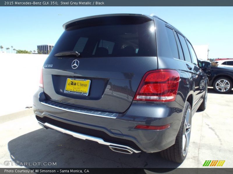 Steel Grey Metallic / Black 2015 Mercedes-Benz GLK 350