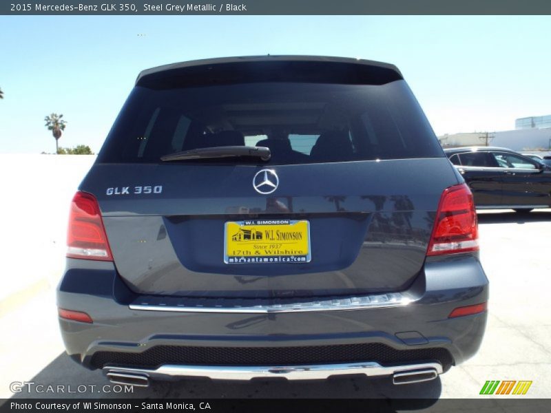 Steel Grey Metallic / Black 2015 Mercedes-Benz GLK 350