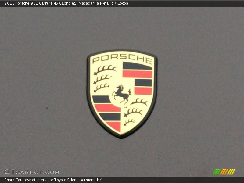 Macadamia Metallic / Cocoa 2011 Porsche 911 Carrera 4S Cabriolet
