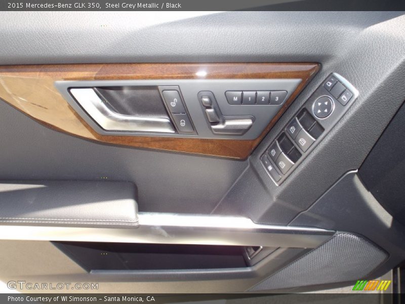 Steel Grey Metallic / Black 2015 Mercedes-Benz GLK 350