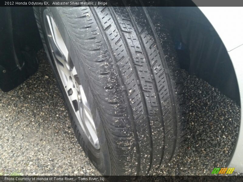 Alabaster Silver Metallic / Beige 2012 Honda Odyssey EX