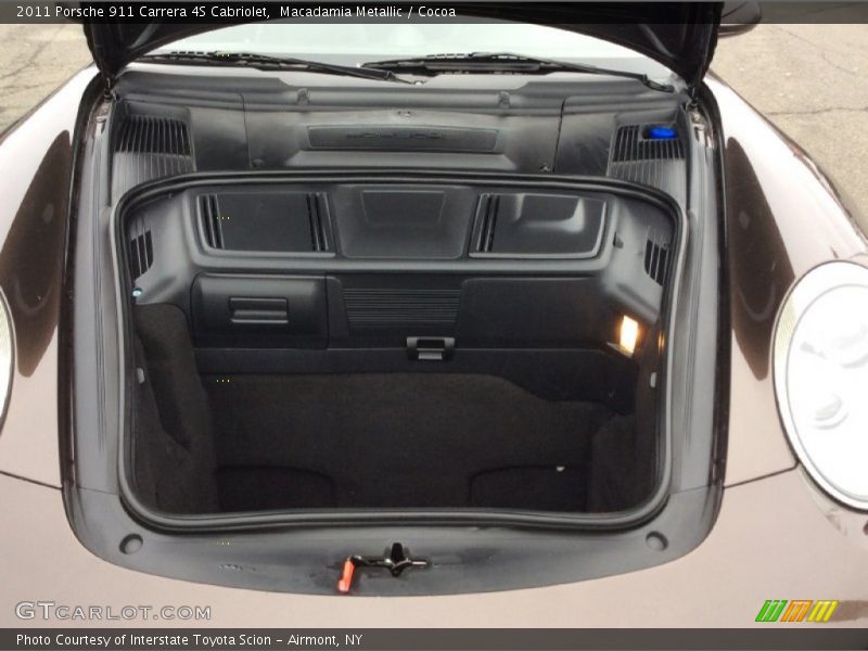 Macadamia Metallic / Cocoa 2011 Porsche 911 Carrera 4S Cabriolet