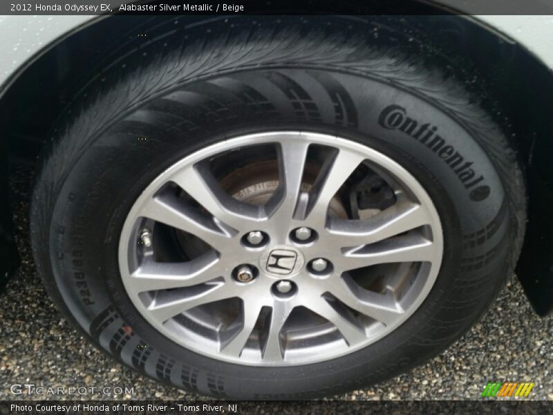 Alabaster Silver Metallic / Beige 2012 Honda Odyssey EX