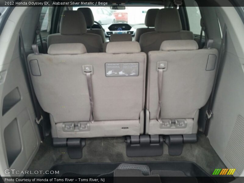 Alabaster Silver Metallic / Beige 2012 Honda Odyssey EX