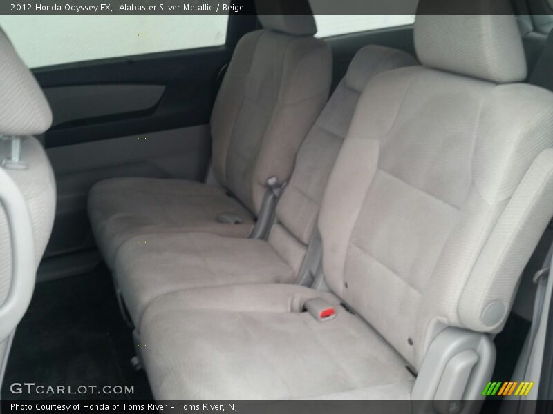 Alabaster Silver Metallic / Beige 2012 Honda Odyssey EX