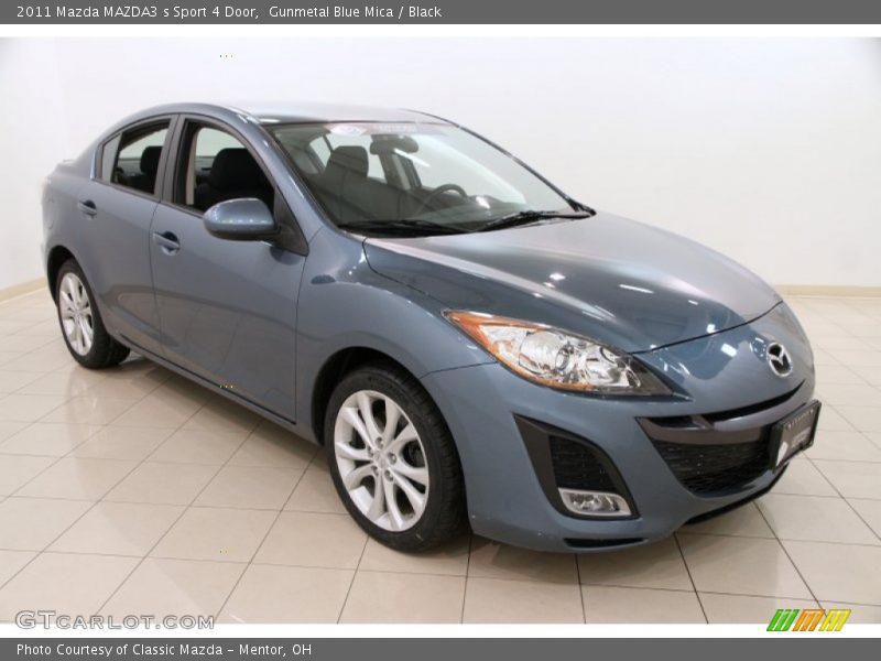 Gunmetal Blue Mica / Black 2011 Mazda MAZDA3 s Sport 4 Door