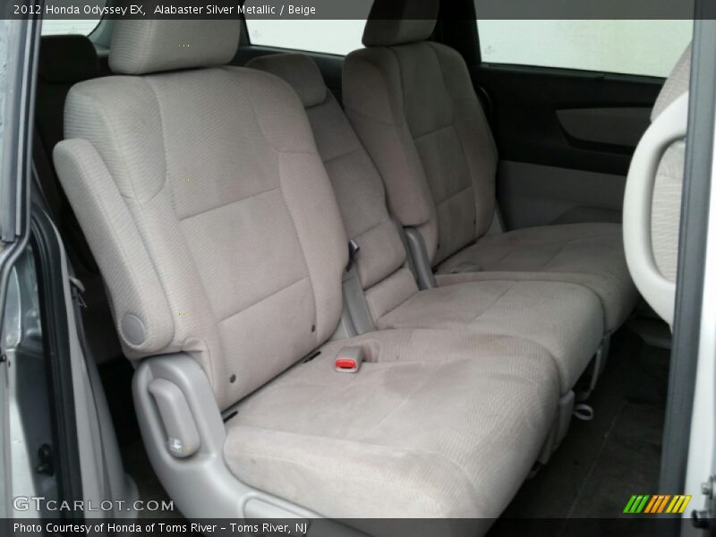 Alabaster Silver Metallic / Beige 2012 Honda Odyssey EX