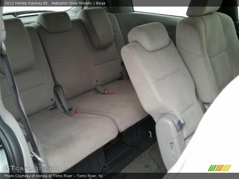 Alabaster Silver Metallic / Beige 2012 Honda Odyssey EX