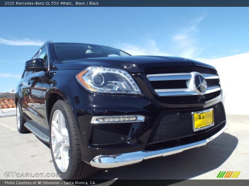 Black / Black 2015 Mercedes-Benz GL 550 4Matic