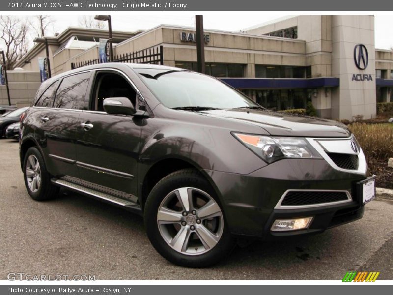 Grigio Metallic / Ebony 2012 Acura MDX SH-AWD Technology