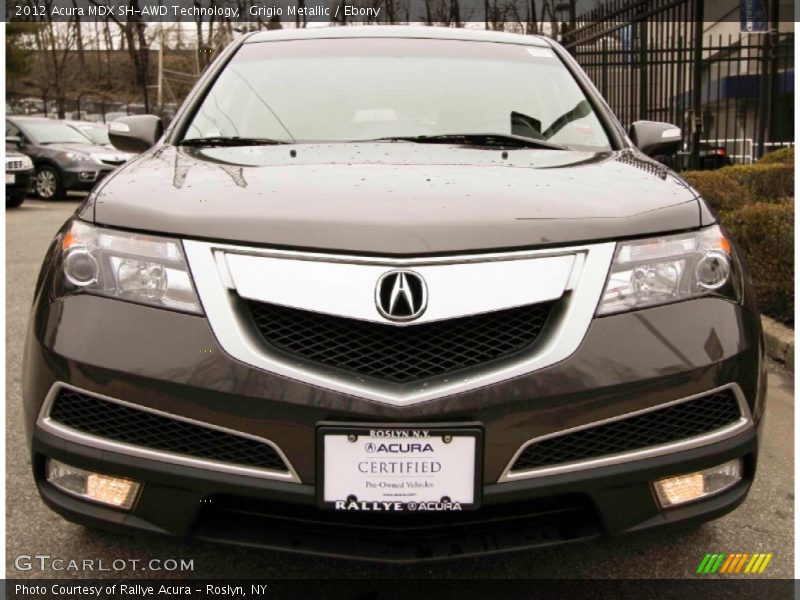 Grigio Metallic / Ebony 2012 Acura MDX SH-AWD Technology