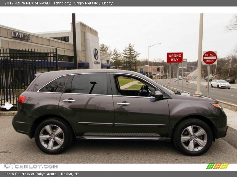 Grigio Metallic / Ebony 2012 Acura MDX SH-AWD Technology