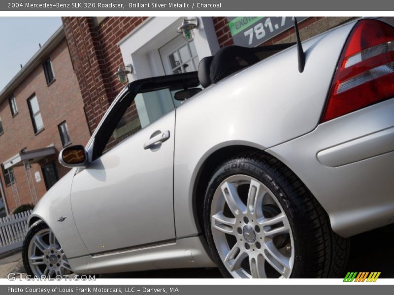 Brilliant Silver Metallic / Charcoal 2004 Mercedes-Benz SLK 320 Roadster