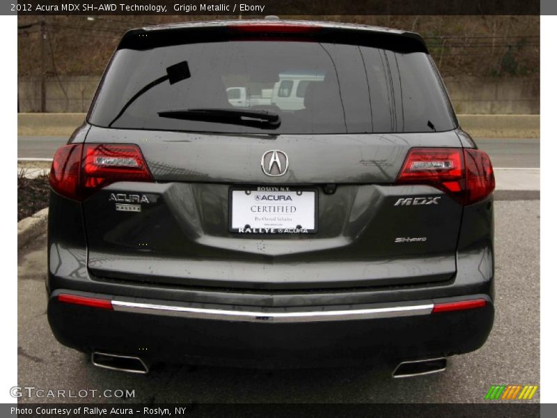 Grigio Metallic / Ebony 2012 Acura MDX SH-AWD Technology