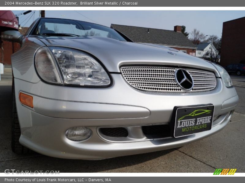 Brilliant Silver Metallic / Charcoal 2004 Mercedes-Benz SLK 320 Roadster