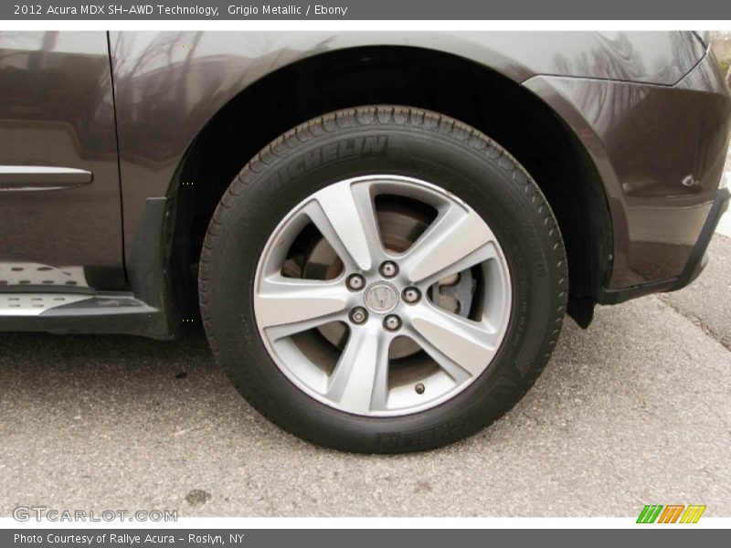 Grigio Metallic / Ebony 2012 Acura MDX SH-AWD Technology