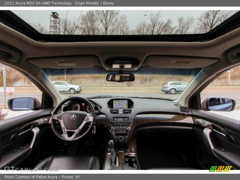 Grigio Metallic / Ebony 2012 Acura MDX SH-AWD Technology